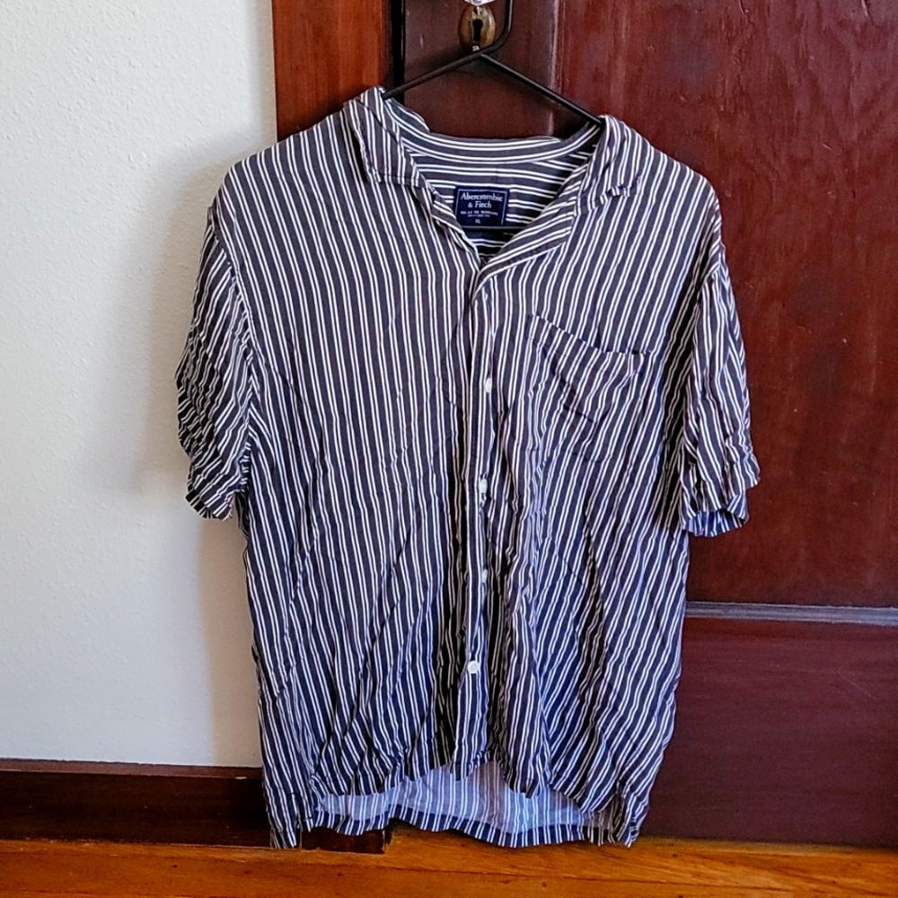 Abercrombie & Fitch Striped Button Down